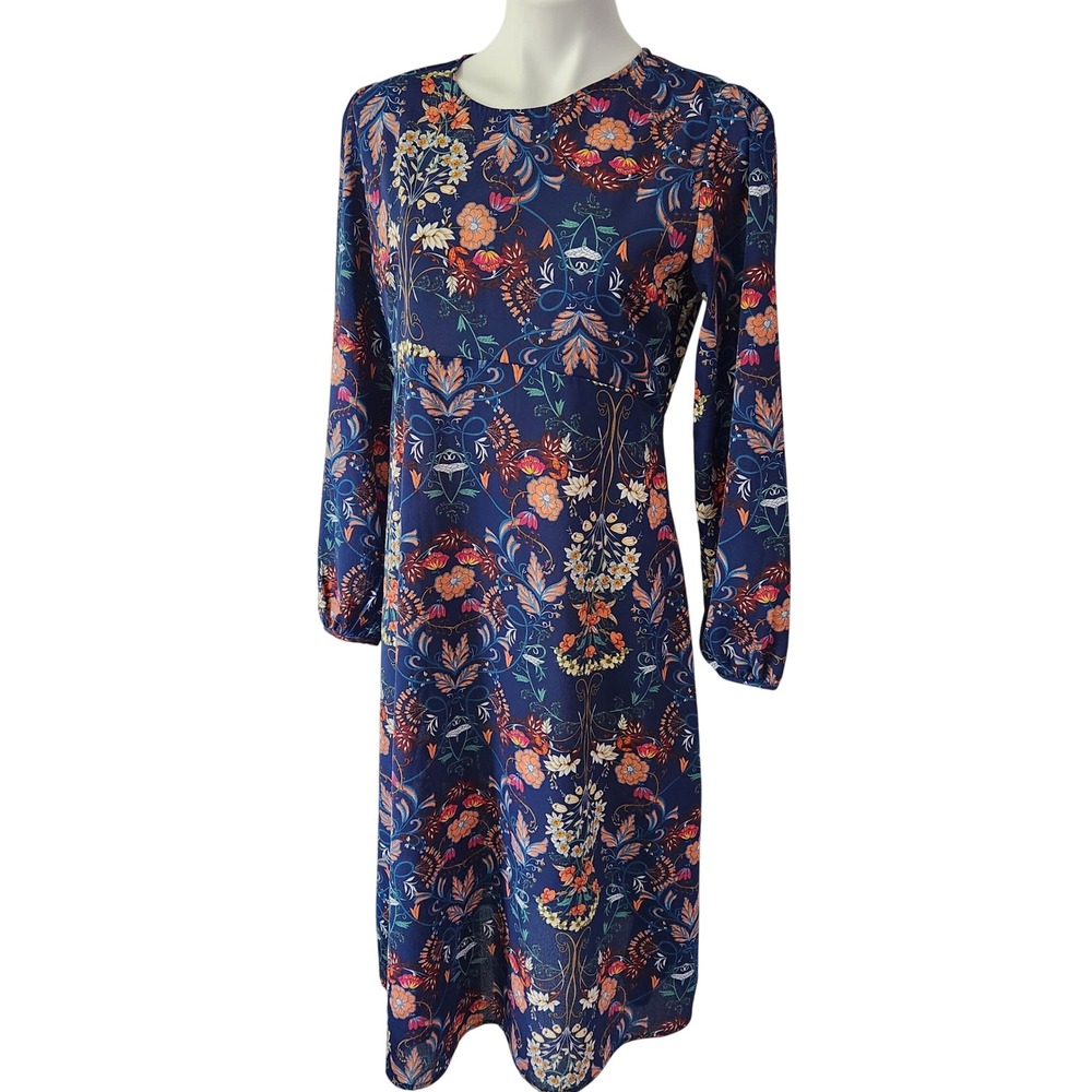 Flowy floral dress whimsical I.Madeline Dress size‎ large